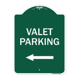 Valet Parking with Left Arrow