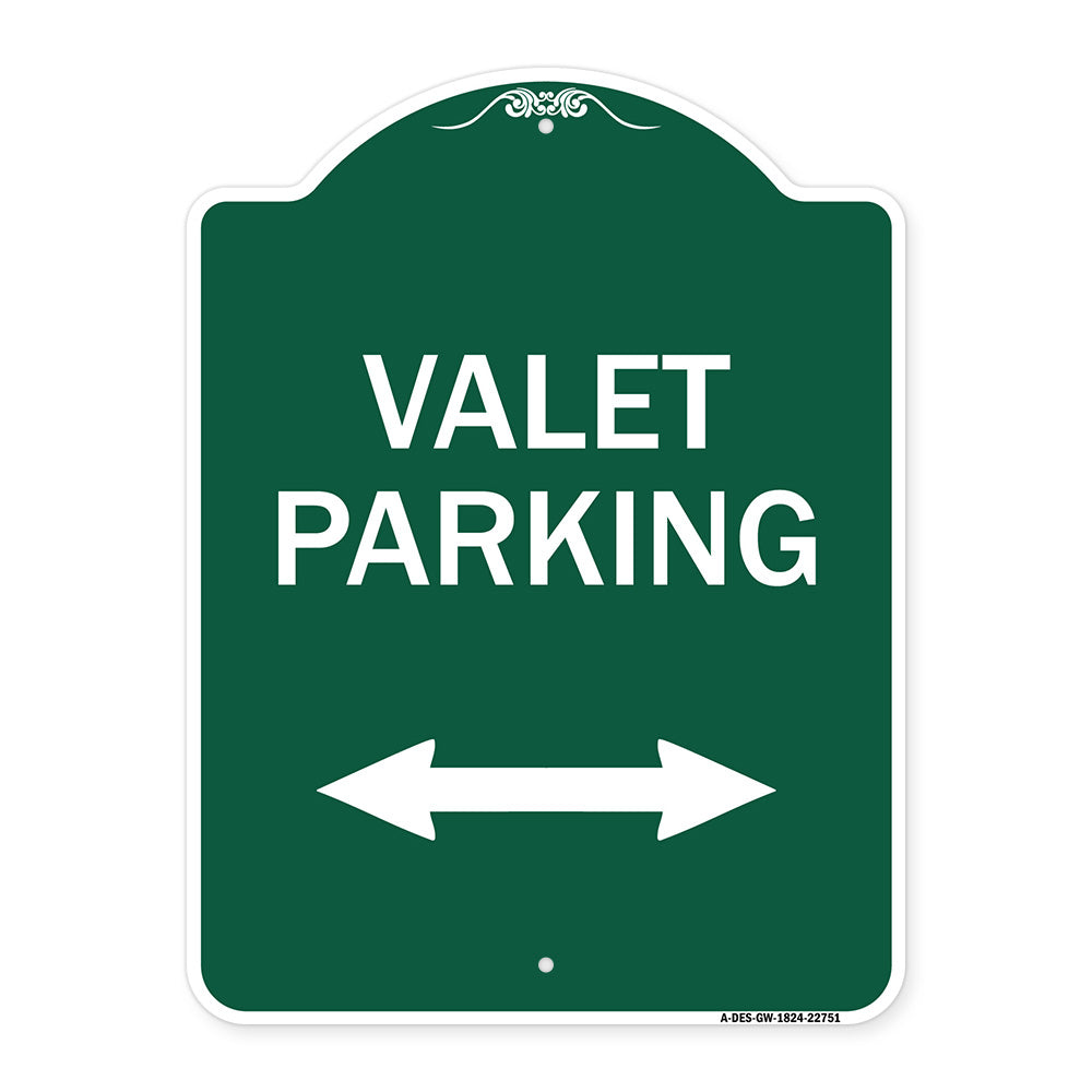 Valet Parking with Bidirectional Arrow