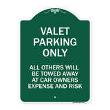 Valet Parking Only All Others Towed