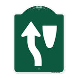 Traffic Sign Keep Left Symbol