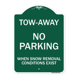 Tow-Away No Parking When Snow Removal Conditions Exist
