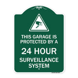 This Garage Is Protected by A 24 Hour Surveillance System