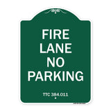 Texas Fire Lane No Parking