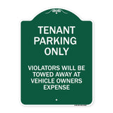 Tenant Parking Only Violators Will Be Towed Away at Car Owner's Expense
