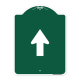 Straight Thru Sign - Straight Thru (Symbol) Sign
