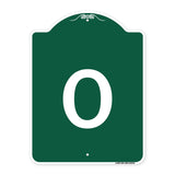 Sign with Letter O