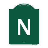Sign with Letter N