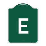Sign with Letter E