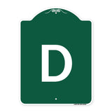 Sign with Letter D