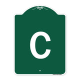 Sign with Letter C