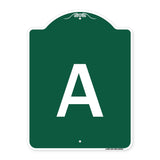 Sign with Letter A