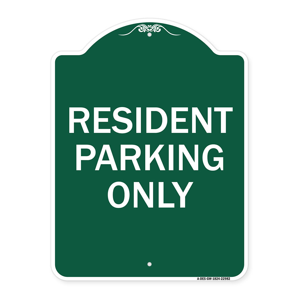 Resident Parking Only