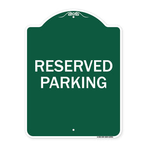 Reserved Parking Bright Yellow