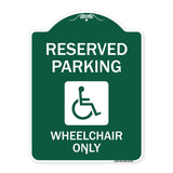 Reserved Parking Wheelchair Only (With Graphic)
