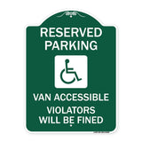 Reserved Parking Van Accessible Violators Will Be Fined (With Graphic)