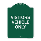 Reserved Parking Sign Visitor Vehicles Only