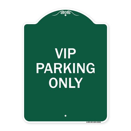 Reserved Parking Sign VIP Parking Only