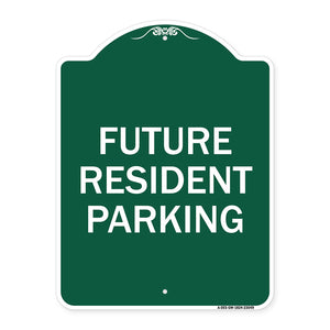 Reserved Parking Sign Future Resident Parking