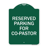 Reserved Parking for Co-Pastor