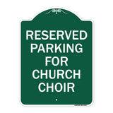 Reserved Parking for Church Choir