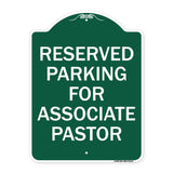 Reserved Parking for Associate Pastor