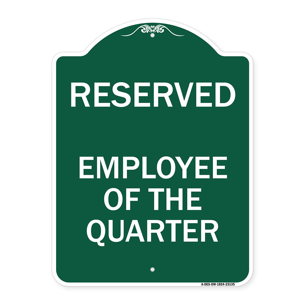 Reserved Parking Employee of the Quarter