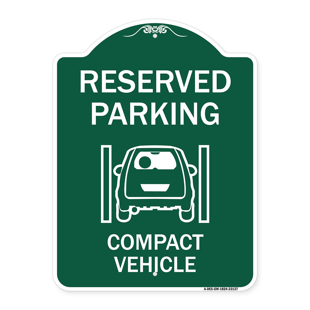 Reserved Parking Compact Vehicle