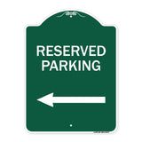Reserved Parking (Left Arrow)