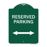 Reserved Parking (Arrow Pointing Left and Right)