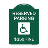 Reserved Parking $250 Fine (With Graphic)