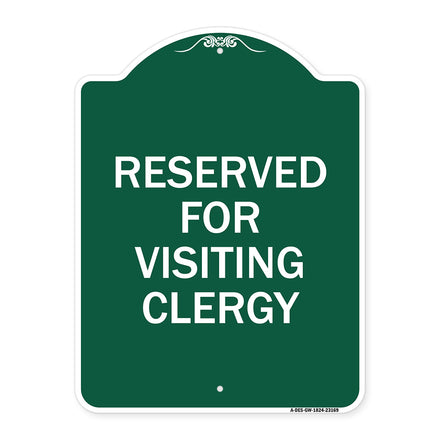 Reserved for Visiting Clergy