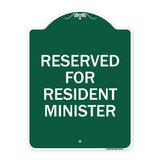 Reserved for Resident Minister