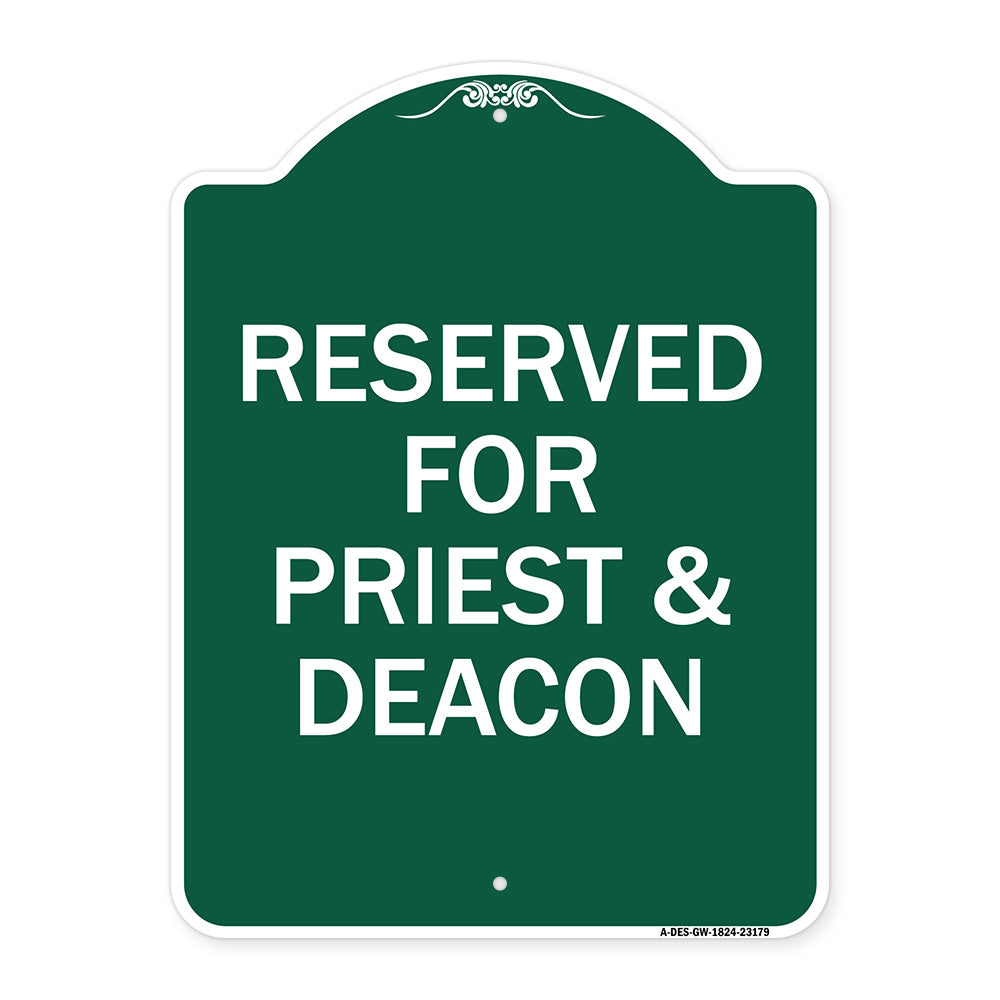 Reserved for Priest & Deacon