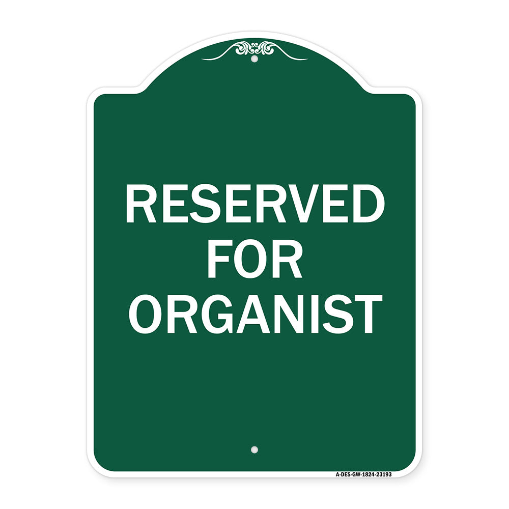 Reserved for Organist