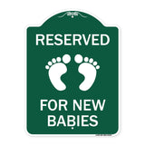 Reserved for New Babies with Symbol