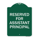 Reserved for Assistant Principal