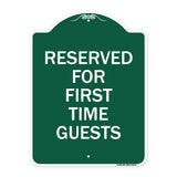 Reserved First Time Guests