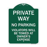 Private Way Violators Will Be Towed Away