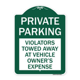 Private Parking Violators Towed Away at Vehicle Owner's Expense