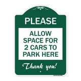 Please - Allow Space for 2 Cars to Park Here Thank You!