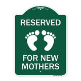 Pink Reserved Parking for New Mothers
