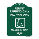 Permit Parking Only Tow-Away Zone Maximum Fine