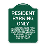 Parking Sign Resident Parking Only