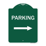 Parking Sign (Right Arrow)