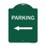 Parking Sign (Left Arrow)