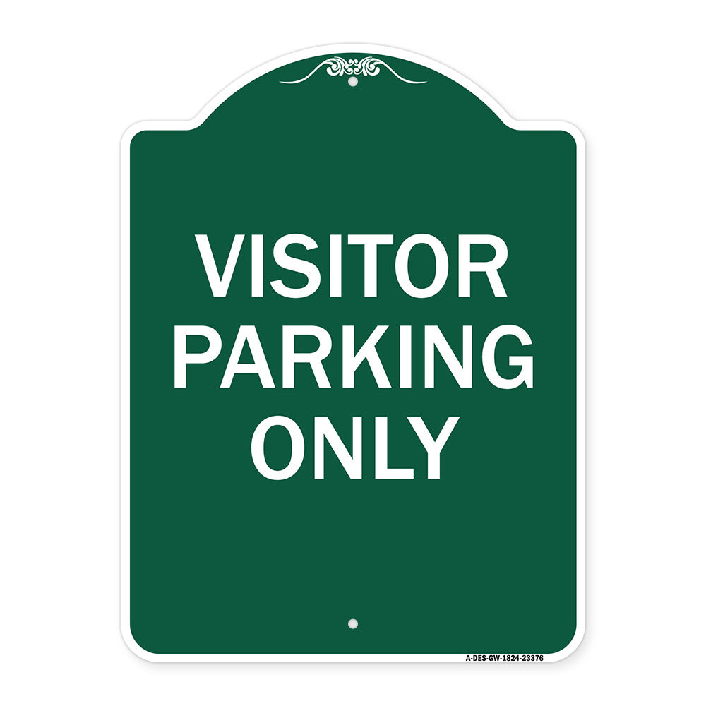 Parking Reserved Sign Visitor Parking Only
