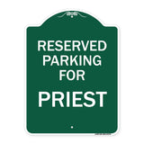Parking Reserved for Priest