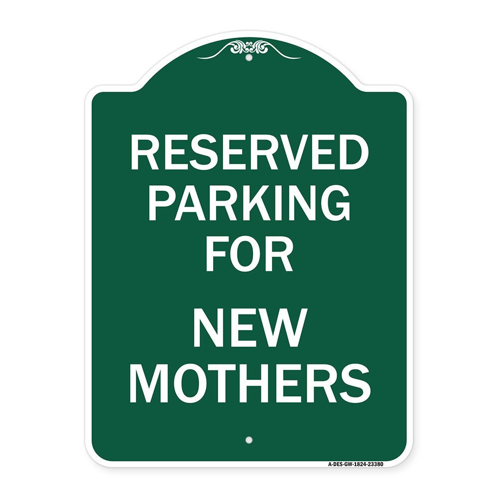 Parking Reserved for New Mothers