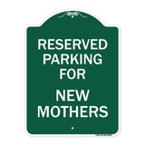 Parking Reserved for New Mothers