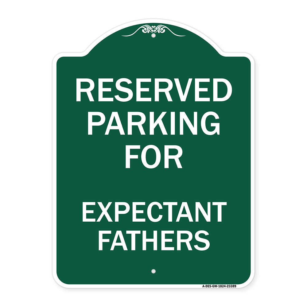 Parking Reserved for Expectant Fathers